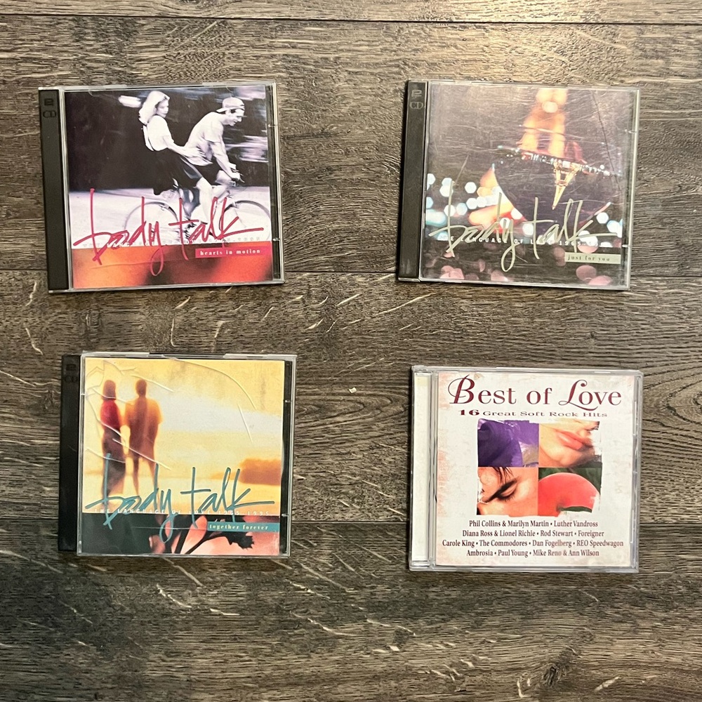 Lot of 4 CD's. 3 Body Talk, 1 Best Of Love